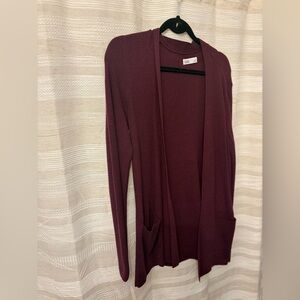 Croft & Barrow Women's Deep Red Cardigan